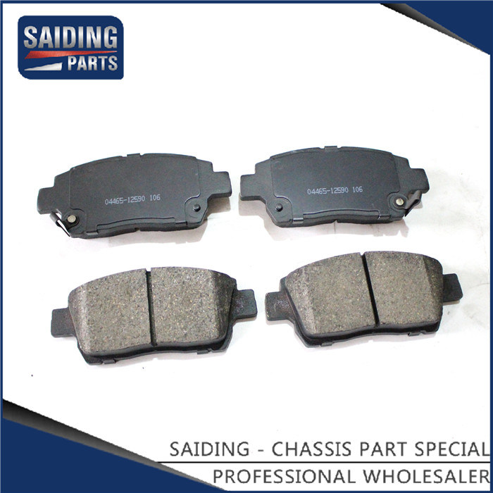 Saiding Genuine Auto Parts 04465-12590 Ceramics Brake Pads for Toyota Corolla 03/2001-07/2008 Zze121 Zze122 3zzfe 1zzfe