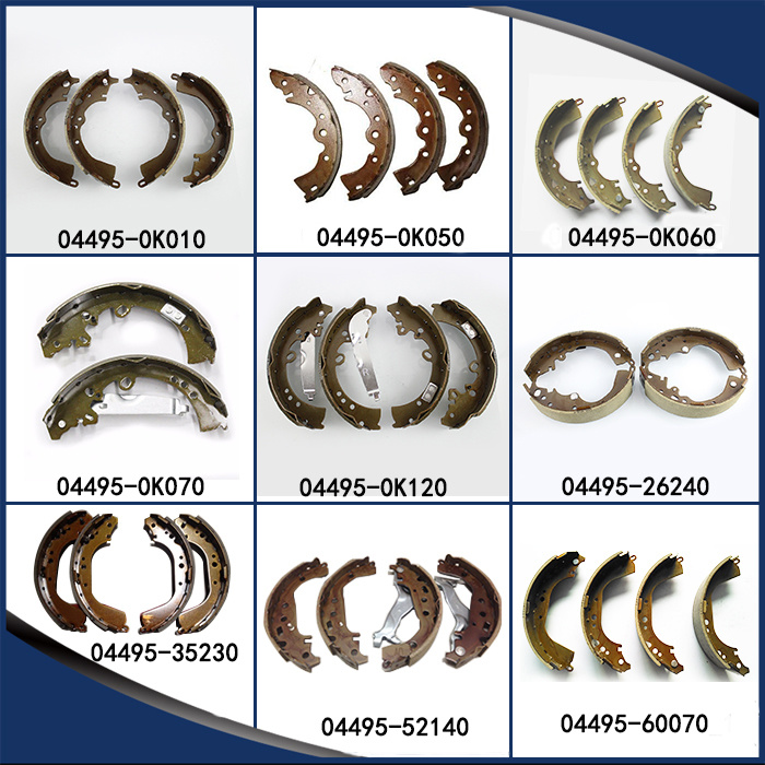 High Quality Brake Shoe Auto Pad Parts 04494-36180 for Toyota Coaster