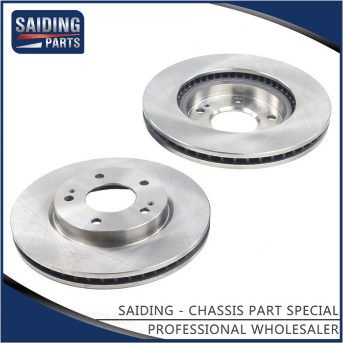 thumbnail image 2 of Detroit Axle Front Brake Rotors – 10.08″ For Mitsubishi Lancer 2002-2006 & Mirage 1999-2002 2 of 3