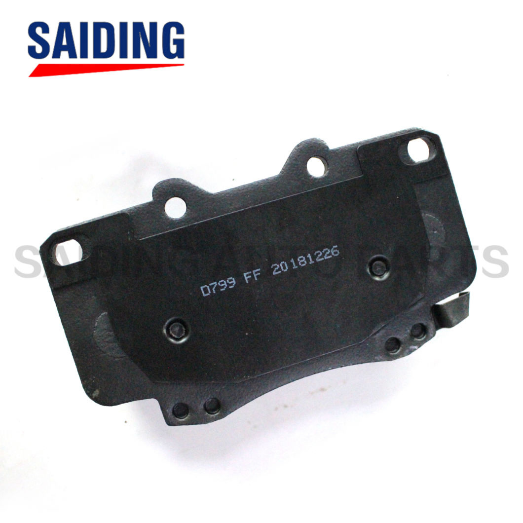 Saiding Auto Parts Brake Pads 04465-04030 for Toyota Hilux (VIGO) D799 D2215 04465-04050 2004-2015